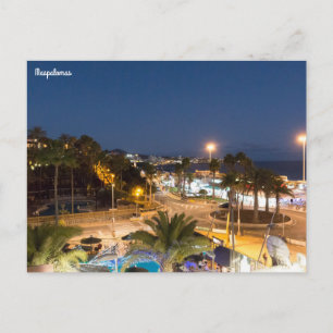 Maspalomas Blue Hour Postkarte