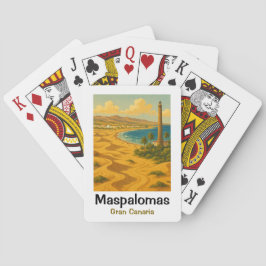 Maspalomas Dünen Gran Canaria Kanarische Insel Spielkarten
