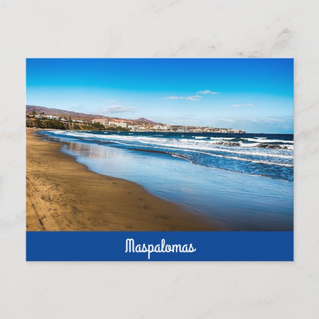 Maspalomas Postkarte (Vorderseite)
