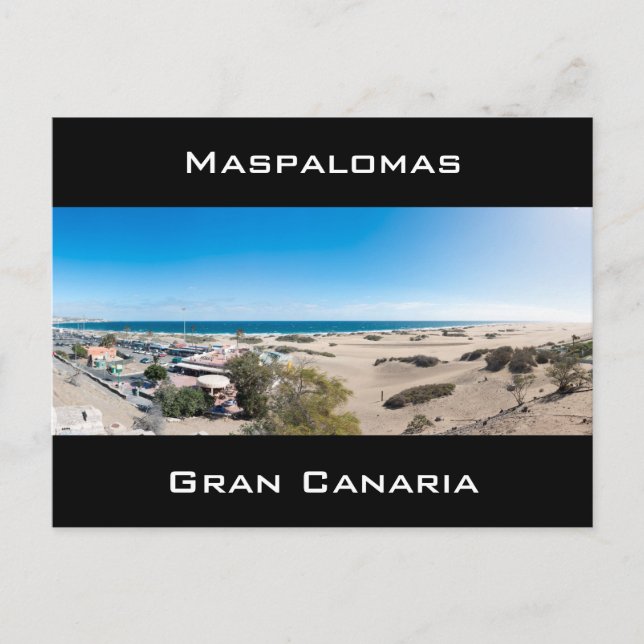 Maspalomas Sands Postkarte (Vorderseite)