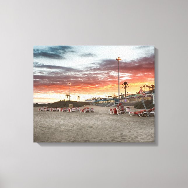 Maspalomas Sunset Leinwanddruck (Vorderseite)