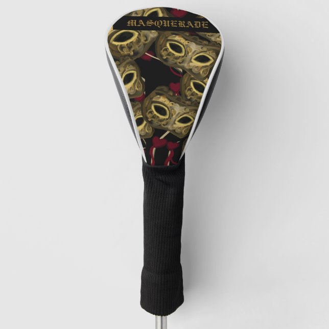 MASQUERADE ART GOLF HEADCOVER (Vorderseite)