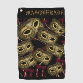 MASQUERADE ART GOLFHANDTUCH