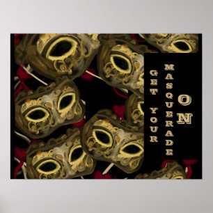 MASQUERADE ART POSTER
