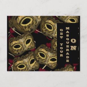 MASQUERADE ART POSTKARTE
