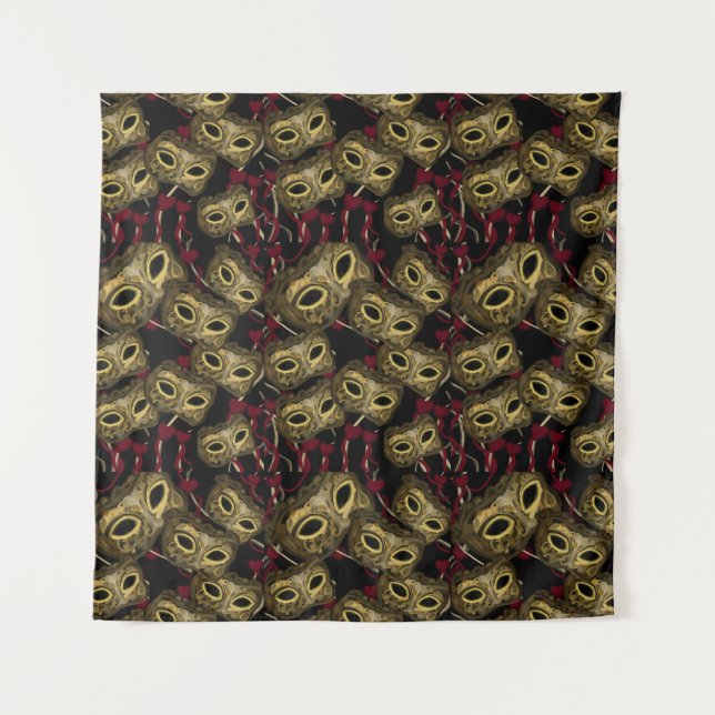 MASQUERADE ART WANDTEPPICH (Vorderseite)