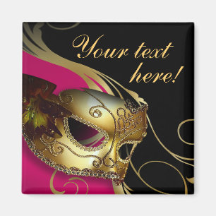 Masquerade Ball Costume Gastgeschenk Magnet