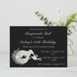 Masquerade Ball Einladung