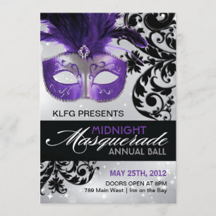 Masquerade Ball Einladung