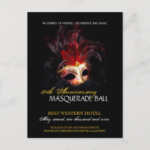 Masquerade Ball Einladung