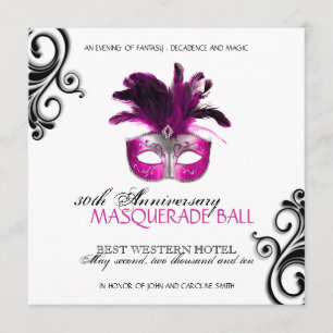 Masquerade Ball Einladung