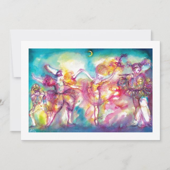 MASQUERADE BALL, gold, metallisch Ankündigung (Vorderseite)