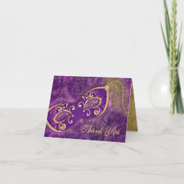 Masquerade Ball Maske Hochzeit Danke Lila