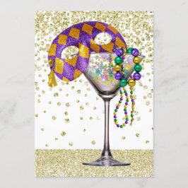 Masquerade Cocktail Party Einladung