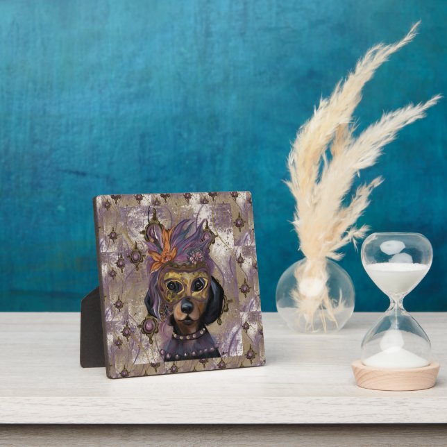 MASQUERADE DACKEL ART FOTOPLATTE (InSitu)