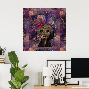 MASQUERADE DOXIE  KUNST      POSTER