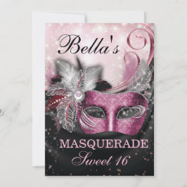 Masquerade Geburtstagsparty Einladungen