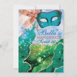 Masquerade Geburtstagsparty Einladungen