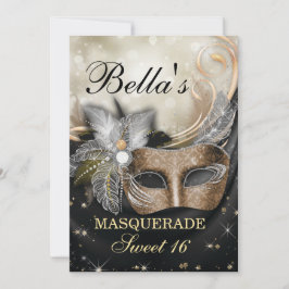 Masquerade Geburtstagsparty Einladungen