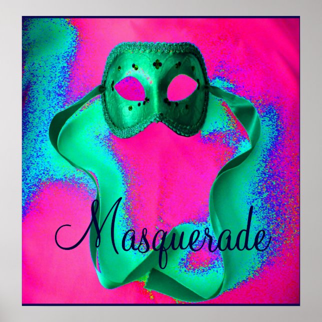 "Masquerade I"-Poster - Anpassbar Poster (Vorne)