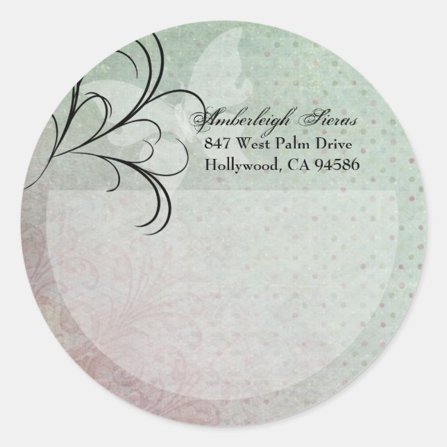 Masquerade Mailing Label Stickers (Vorderseite)