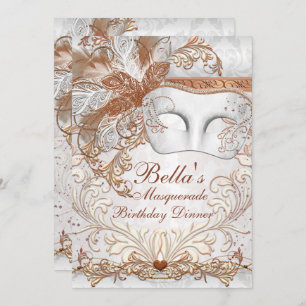 Masquerade Mardi Gras Party Einladung