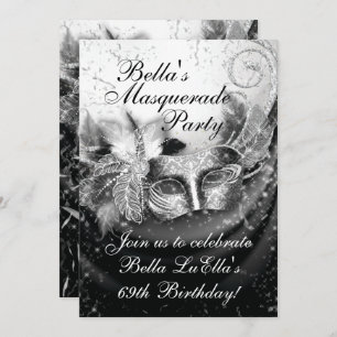 Masquerade Mardi Gras Party Einladung