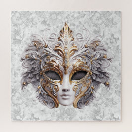 Masquerade Maske gefärbt in Grays Puzzle