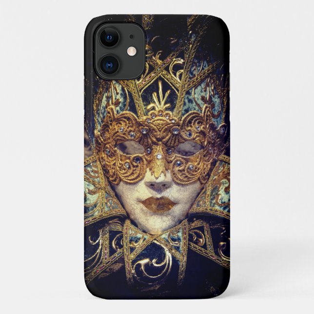 Masquerade Maske Viktorianisch elegant gotisch Case-Mate iPhone Hülle (Rückseite)