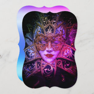 Masquerade Maske Viktorianisch elegante gotische Einladung