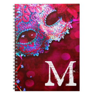 Masquerade Maskenkostüm Monogramm erste Note Buch