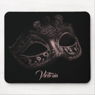 Masquerade Mit Monogramm Mousepad