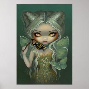 Masquerade Moths ART PRINT Schmetterling Rokoko Poster