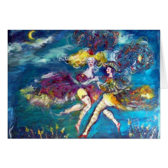 MASQUERADE NIGHT DANCING AND MUSIC Valentine's Day (Vorderseite (Horizontal))