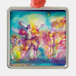 MASQUERADE NIGHT Herz Silbernes Ornament