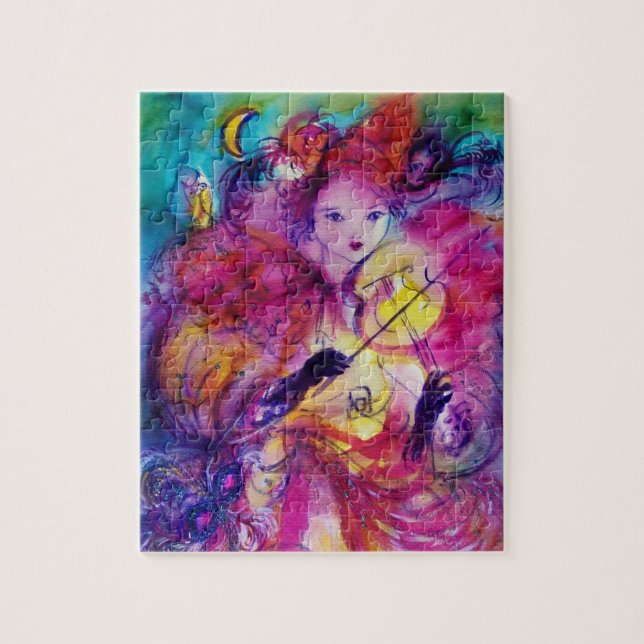 MASQUERADE NIGHT / Venezianischer Karneval Puzzle (Vertikal)