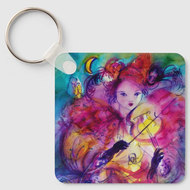 MASQUERADE NIGHT / Venezianischer Karneval Schlüsselanhänger (Vorderseite)