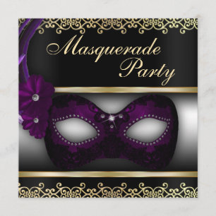 Masquerade Party Einladung