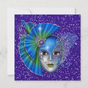 Masquerade - Party Einladung der Kostüme durch den