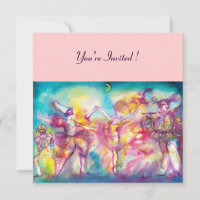 MASQUERADE-PARTY, Mardi-Gras-Masken, Tanz, Musik