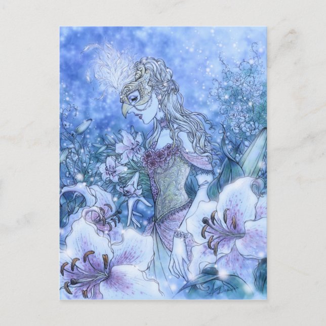 Masquerade Postcard Postkarte (Vorderseite)