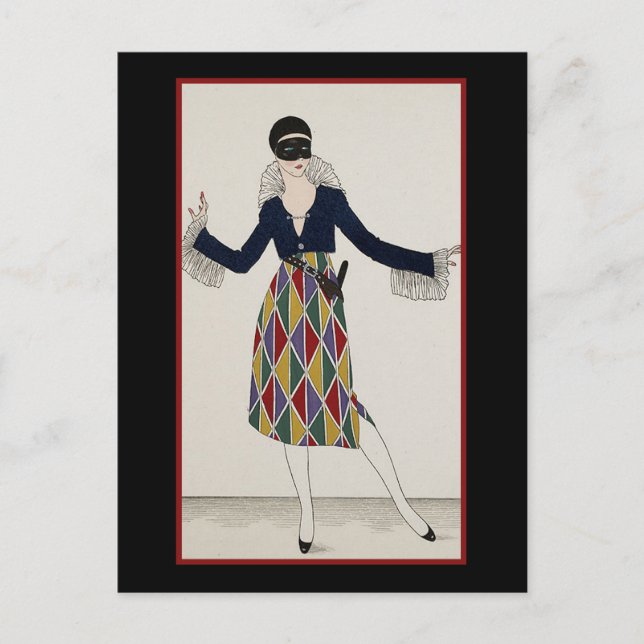 Masquerade Postkarte (Vorderseite)
