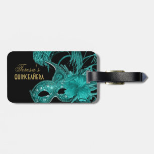Masquerade quinceañera Geburtstag türkische Maske Gepäckanhänger