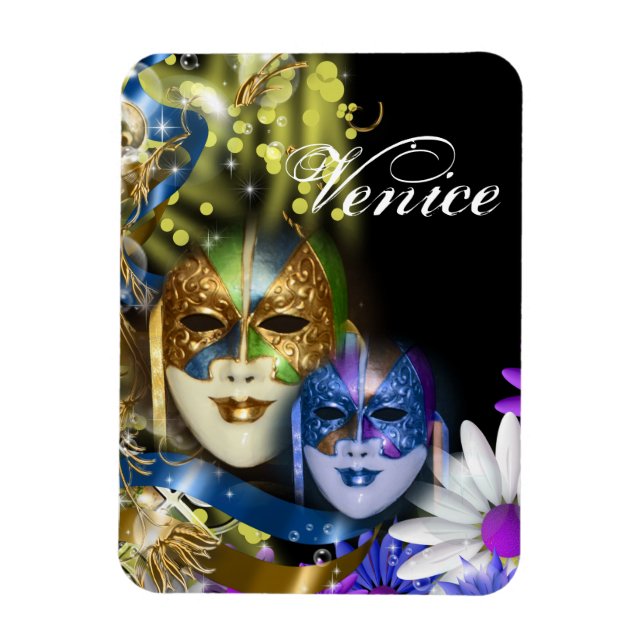 Masquerade quinceanera Venezianische Masken PERSON Magnet (Vertikal)