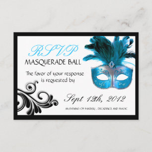 Masquerade Repair Cards 3,5" X 5" RSVP Karte