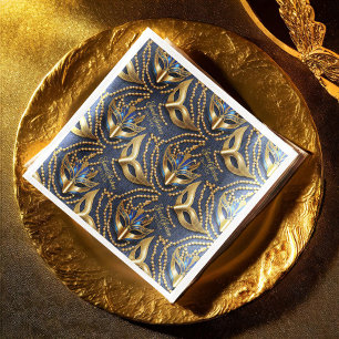 Masquerade Sweet 16 Perlen Masken Blue ID1032 Serviette