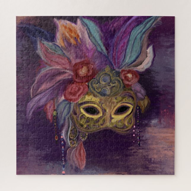 MASQUERADE VENEDIG KUNST      PUZZLE (Vertikal)