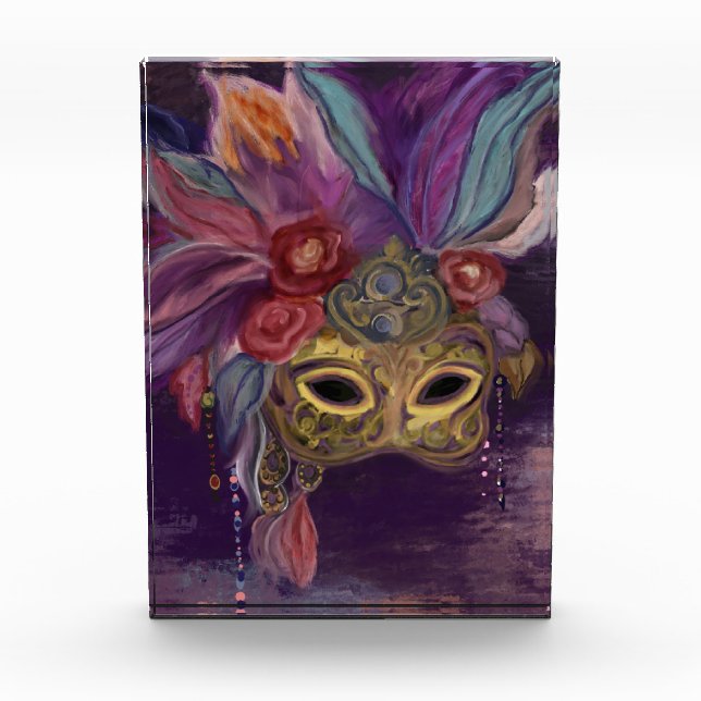 MASQUERADE VENICE ART FOTOBLOCK (Vorderseite)