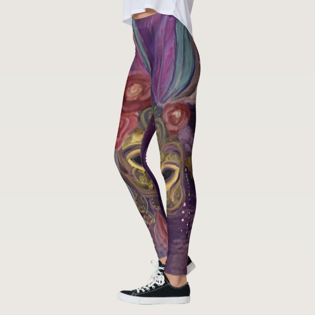 MASQUERADE VENICE ART LEGGINGS (Links)