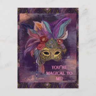 MASQUERADE VENICE ART POSTKARTE